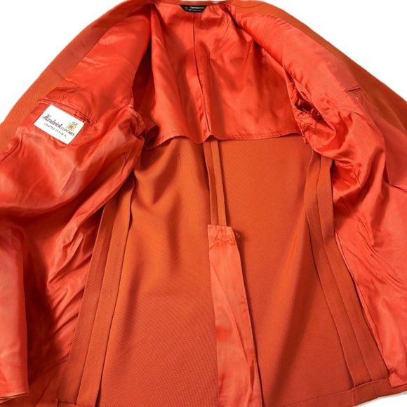 Vintage Orange sport coat Blazer Suit Jacket Hardwick Clothes Vintage - Picture 4 of 14